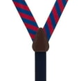thumbnail image 3 of SuspenderStore Dressy Striped Suspenders - Convertible End Button & Clip - 5 Colors, 3 of 4