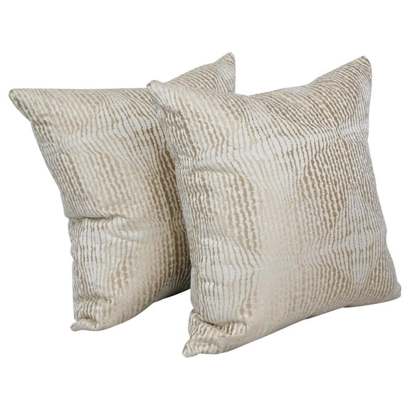 17-inch Jacquard Throw Pillows with Inserts (Set of 2) 9910-S2-ID-076