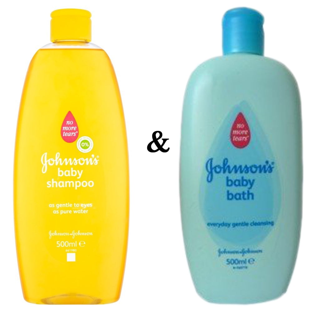 Johnsons Baby Shampoo & Johnson'S Baby Bath 500Ml (1000Ml Bath