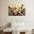 thumbnail image 2 of Elephant Stock Abstract Earth Tone Swirls Wall Art - Horizontal Canvas Wall Art - Living Room Wall Decor - Abstract Canvas - Beige And Brown Decor - 36" x 24", 2 of 8