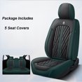 thumbnail image 3 of Juego completo de fundas universales de cuero para asientos de coche para BMW E61 Touring Lada Vesta VW Passat B5 Freed, accesorios para interiores de automóviles para mujer, 3 of 5