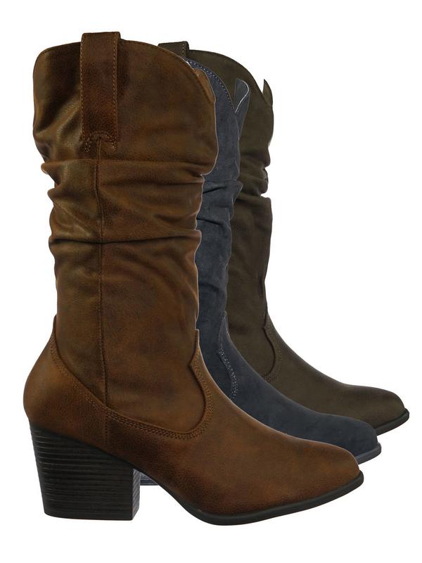 fur lined cowboy boots