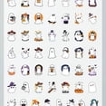 thumbnail image 4 of 35pcs-50pcs Cute Ghost Stickers Halloween Stickers Ghost Cartoon Decals for Laptops Suitcase Notebooks, 4 of 9