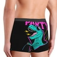 thumbnail image 5 of Junzan Rex Dinosaur With Sunglasses Mens Underwear Boxer Briefs For Men’s - Large, 5 of 9