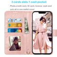 thumbnail image 3 of Tiflook Wallet Case For iPhone 13 Pro (6.1 inch) 2021, Premium Vegan Leather [RFID Blocking] [Detachable Magnetic Removable] Cash ID Credit Card Holder Slots Carrying Flip Cover Strap - Rose Gold, 3 of 7