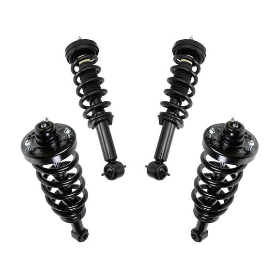 Shock Strut and Coil Spring Kit 4 Piece - Compatible with 2014 - 2017 Ford Expedition 2015 2016