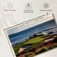 thumbnail image 6 of Elephant Stock California Coastline Golf Course Wall Art - Horizontal Canvas Wall Art - Living Room Wall Decor - Sports Canvas - Brown And Beige Decor - 30" x 20", 6 of 8