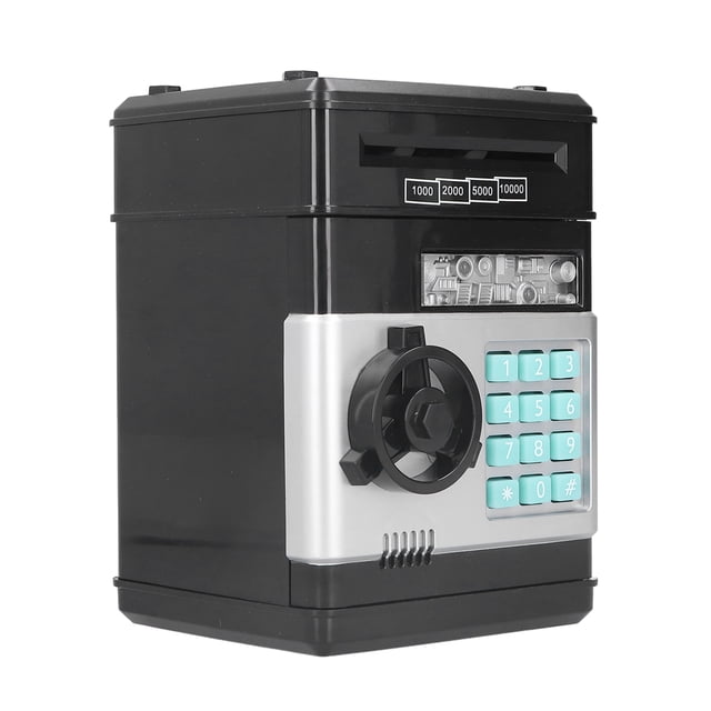 Hucha Con Contraseña Para Cajero Automático, Mini Hucha De Dibujos Animados Resistente Al Envejecimiento, Enrolla Automáticamente Billetes Duraderos Para Niños