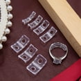 thumbnail image 4 of PinesC 8Pcs Invisible Ring Sizers for Loose Rings, Ring Guards with Holes, 8 Sizes Ring Size Adjuster, Anti-Slip Breathable Flexible Ring Spacers for Women Men, Fit for 1-10mm Width Ring, 4 of 5