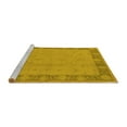 thumbnail image 2 of Ahgly Company Machine Washable Indoor Rectangle Oriental Yellow Traditional Area Rugs, 8' x 10', 2 of 4