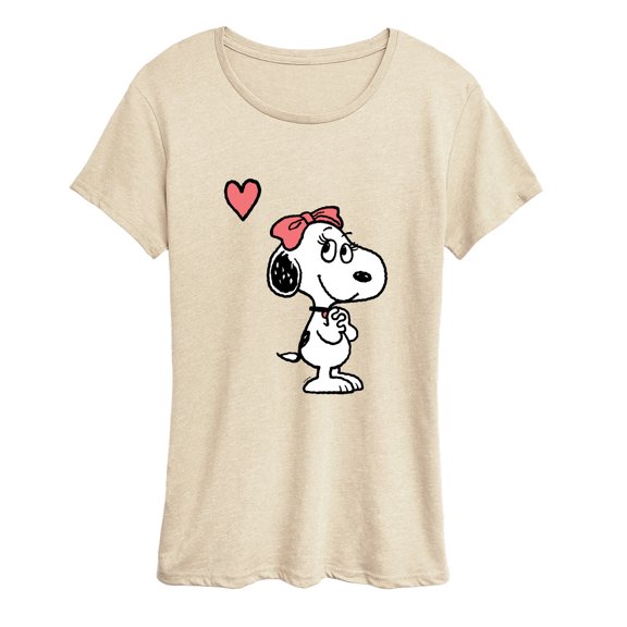 Peanuts - Belle Heart - Women's Short Sleeve Graphic T-Shirt