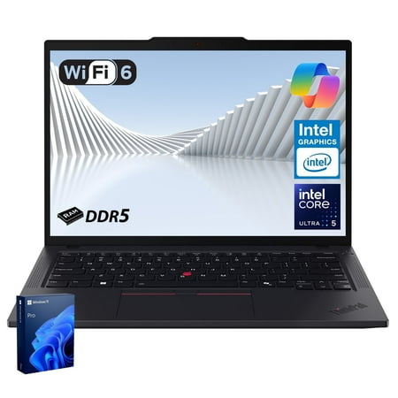 Lenovo ThinkPad Pro 14" FHD+ Business Laptop, , Intel Core Ultra 5 125U, 16GB DDR5 RAM, 512GB SSD