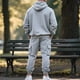 thumbnail image 5 of Yaoyar Men's 2 Pieces Tracksuit Set Hoodie Long Sleeve 1/4 Zip Sweatsuits Casual Outfit With Pocket Drawstring Waist Workwear Long Pants Sets, 5 of 9