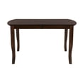 thumbnail image 2 of Miekor Furniture Dark Cherry Finish Simple Design Dining Table with Separate Extension Leaf Mango Veneer Wood Dining Furniture W5U366, 2 of 9