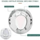 thumbnail image 5 of Children's Toilet Seat, Portable Baby Toilet Seat Booster Toilet Seat with Removable Cushion/Handle/Backrest for Boys and Girls, Ergonomic Non-Slip De, 5 of 5