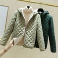 thumbnail image 5 of Chaqueta de algodón con capucha engrosada con vellón agregado Chaqueta de algodón adelgazante para mujer Chaqueta de algodón pequeña Abrigo de mujer, 5 of 5