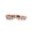 14K Rose Gold-Plated, variant on Women's 14K Rose Gold-Plated Meteor Semi Eternity Ring with Clear Cubic Zirconia, Daily Wear, Size 6, Presented in Gift Box
