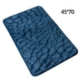 thumbnail image 3 of Yingyy Embossed Bath Mat Quick-Drying Solid Color Shower Absorbent Bathroom Rug Large Kitchen Washroom Door Bathmat Kids Safety Dark Blue 45x70cm, 3 of 7
