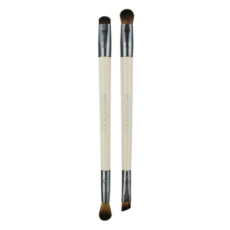 EcoTools Eye Enhancing Eyeshadow Brush Duo Set (2 Brushes) Makeup (Best Makeup Brushes Morphe)
