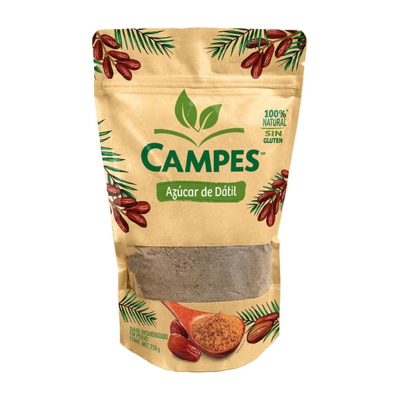Azúcar de Dátil Campes 250 g Caja con 10 piezas