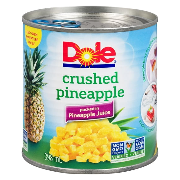 Ananas broyés dans du jus d'ananas de Dole