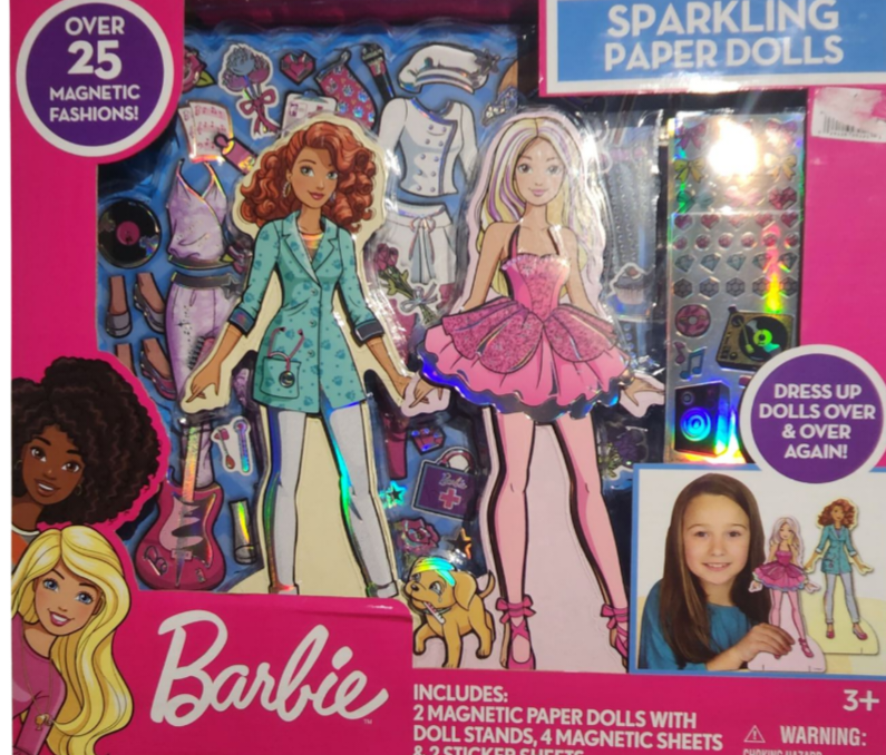 Barbie Paper Doll バービーペーパードール バービーたちをお絵かきでキラキラ大変身！？ペーパードールを