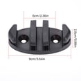 thumbnail image 1 of Taco De Anclaje En Zig Zag, Tacos De Nailon Negro Para Kayak, Canoas, Accesorios Para Kayak, Barco De Pesca Marina, 1 Ud., 1 of 7