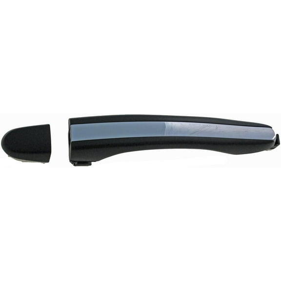 Dorman 92214 Front Passenger Side Exterior Door Handle for Specific Hyundai Models Primed Black With Chrome Insert