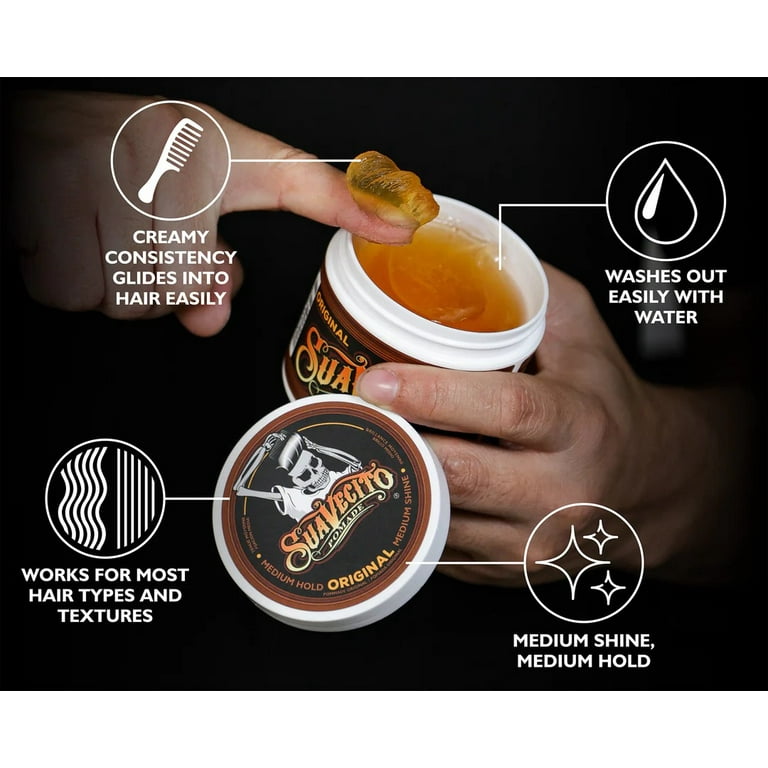 Suavecito Original Hold Hair Care Gift Set, for All Hair Types