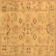 thumbnail image 1 of Ahgly Company Indoor Square Persian Brown Traditional Area Rugs, 7' Square, 1 of 4