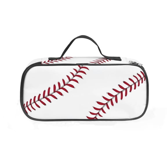 HuiXinOu Sports Ball Creative Pencil Bag, Large Capacity Handheld Storage Case, Available in Baseball Designs, Perfect for Students to Organize Stationery