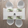 thumbnail image 3 of Ambesonne Summer Place Mats Set of 4, Flowers Blooming Garden, Standard Size, Purple Green, 3 of 4