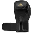 thumbnail image 6 of Adidas Speed tilt 150 Boxing Gloves for Men, Women, Unisex - for Kick Boxing, weight 10oz, color Black Gold, 6 of 9