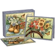 Deluxe Note Card Set, Heart And Home