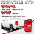 thumbnail image 2 of Luz trasera HECASA para Chevy Silverado GMC Sierra 2014-2018, 2 of 9