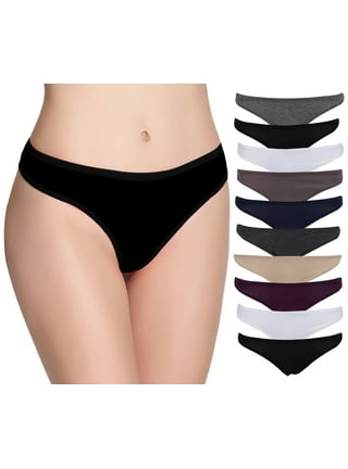 KUKU PANDA No Show Panties for Women Seamless Workout Underwear Invisible  Nylon Spandex Undies for Ladies 6 Pack Set, Black/White/Beige, XS :  : Fashion