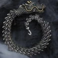 thumbnail image 3 of Three-Dimensional Vintage Dragon Head Bracelet For Both Men And Women Domineering Personality Trend Collectible Grade Jewelry Birthday Gift Gifts For Women Gifts For Men Halloween Gifts, 3 of 9
