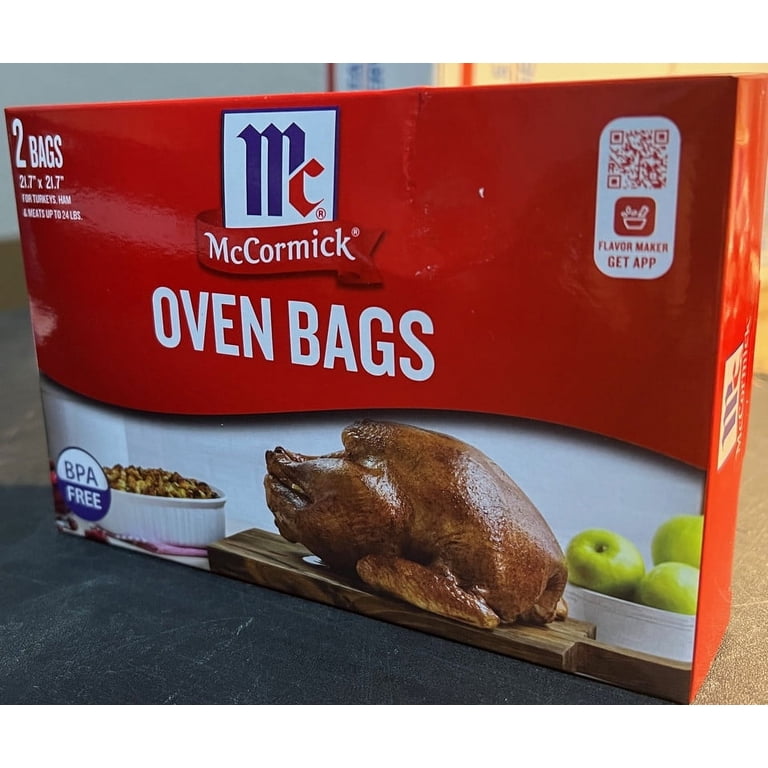 McCormick Oven Bags for Meats Up to 24 lbs, 2 Bags, 21.7