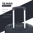 thumbnail image 4 of Tripcomp Luggage Sets 4 Piece Suitcase Set (14/20/24/28)Hardside Suitcase with Spinner Wheels Lightweight Carry on Luggage(Black), 4 of 10