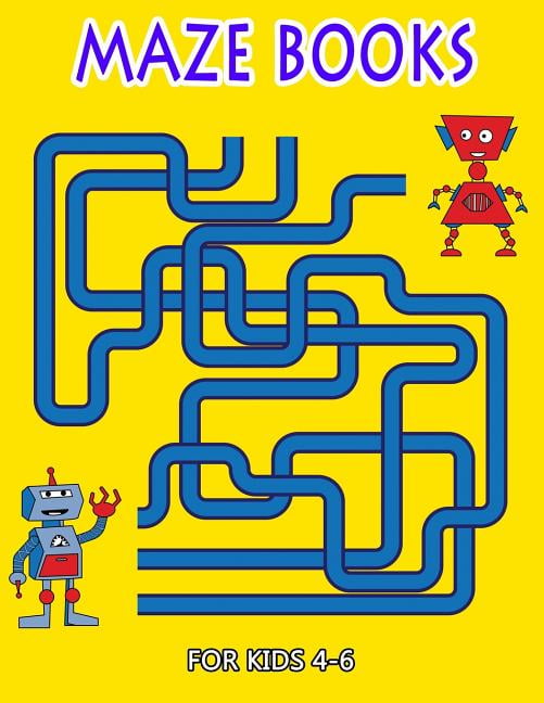 Maze Books for Kids 46 Challenging Mazes for Solving Skills and