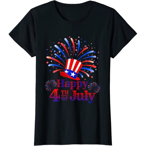 Happy 4th of July America T-shirt Celebrating Freedom T-Shirt