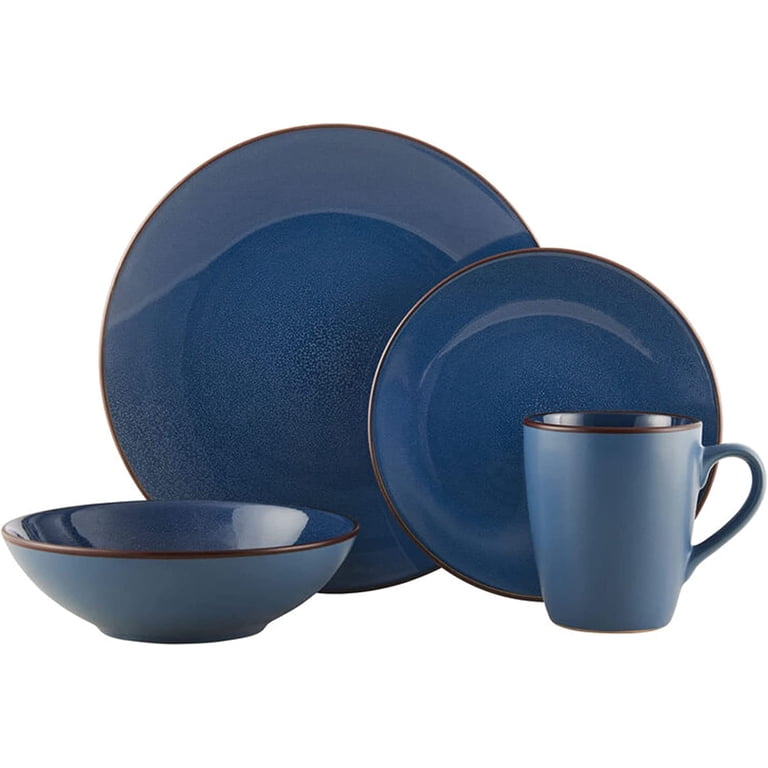 Pfaltzgraff® Pierce Blue 16-Piece Dinnerware Set Stoneware