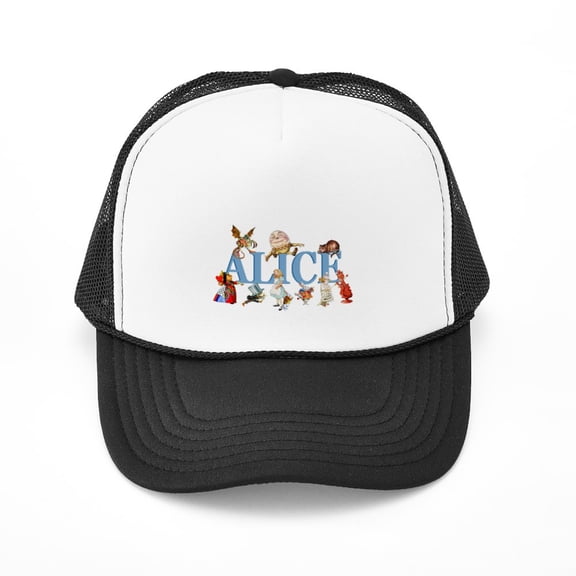 CafePress - Alice & Friends In Wonderland - Trucker Hat - Polyester Foam Front and Nylon Mesh Weave Back