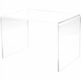thumbnail image 2 of Plymor Clear Acrylic Rectangular Display Riser, 9" H x 13.5" W x 9" D (1/4" Thick) (6 Pack), 2 of 3