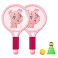 thumbnail image 1 of Raqueta Pink Piglet para niños y niñas de 3 a 7 años: juego de bádminton ligero y divertido para niños en interiores y exteriores, 1 of 8
