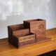 thumbnail image 4 of Organizador de escritorio multifuncional de madera con portalápices, 4 of 5