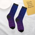 thumbnail image 4 of Uemuo Neon Glitter Printed Kids Boys Socks Seamless Crew Socks Crazy Funny Athletic Sport Socks for Children, 4 of 6