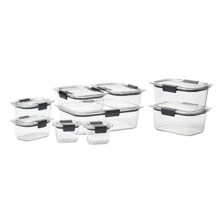 Rubbermaid Brilliance Food Storage Container Set, 18-piece 