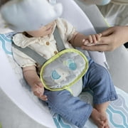 Ingenuity SimpleComfort Baby Swing, Infants, Blue/Green, Vibrating Seat, Multi-Direction, Compact, Everston
