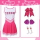 thumbnail image 3 of Vestido de animadora para mujer, de seda color leche, para escenario, mezcla de poliéster y elastano, elástico, para actuaciones., 3 of 5